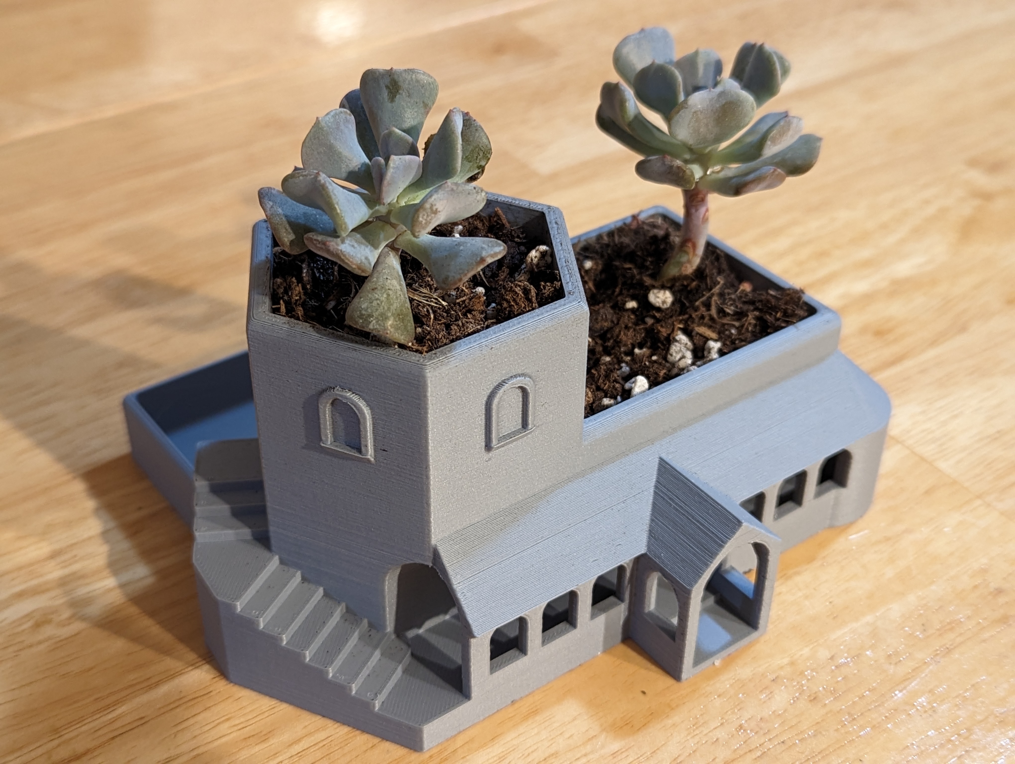 Roman Villa Garden Tower