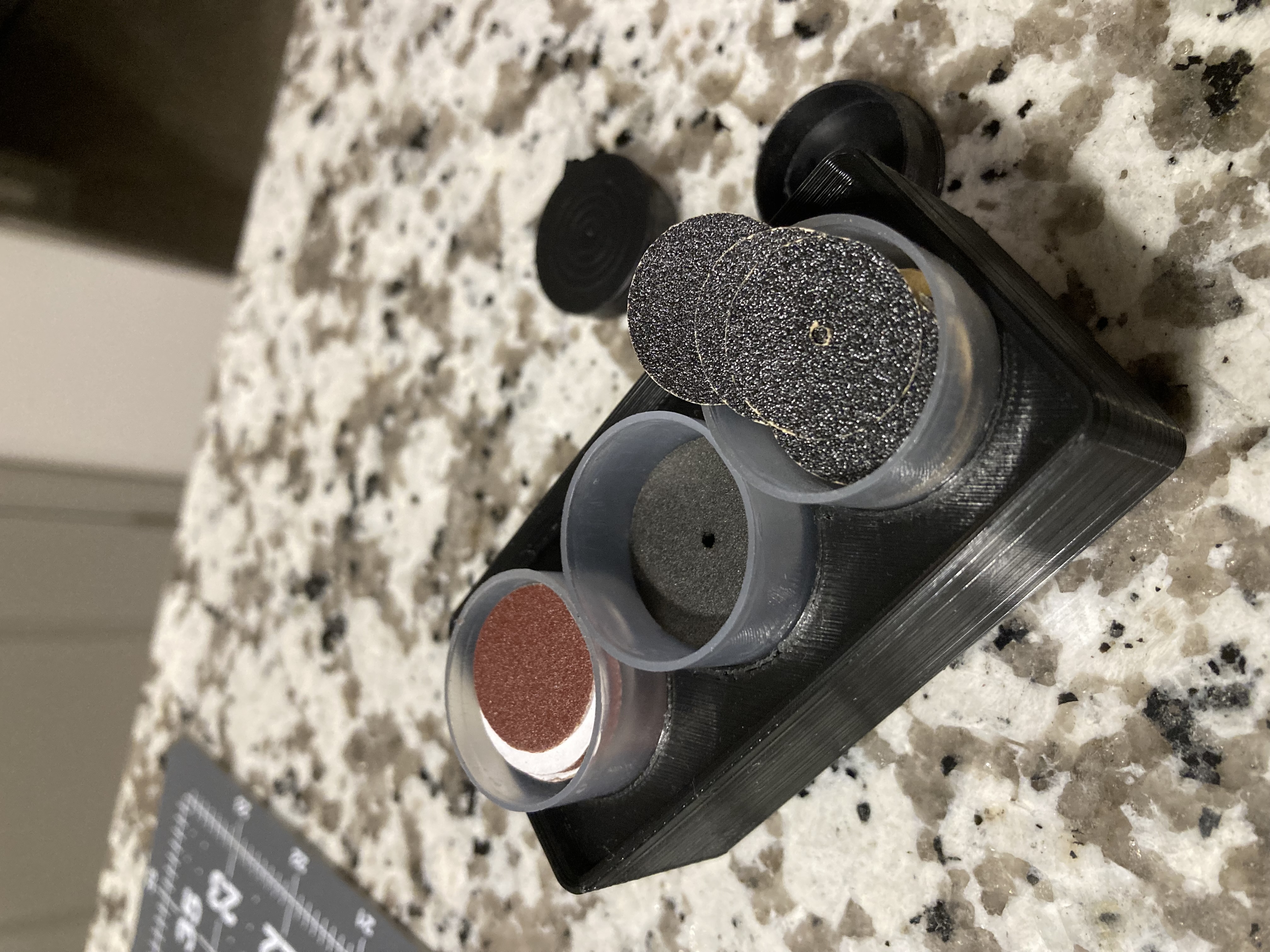gridfinity micropad sanding disc containers 3D model thumbnail