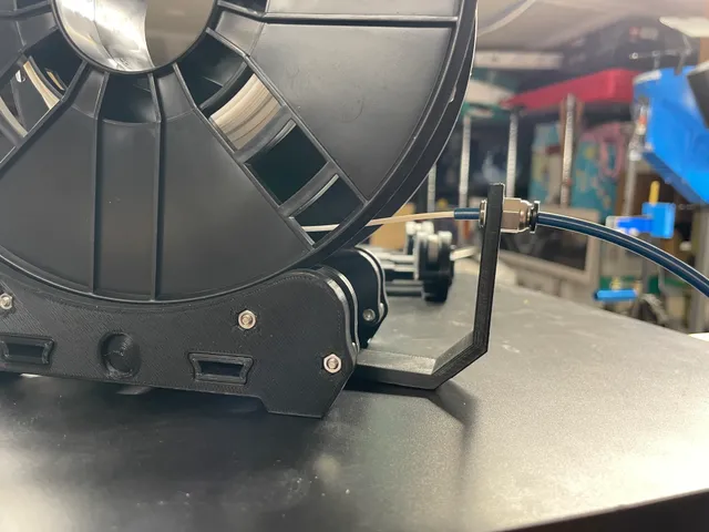 Spool Holder Hook with PC4-M10 Filament Guide