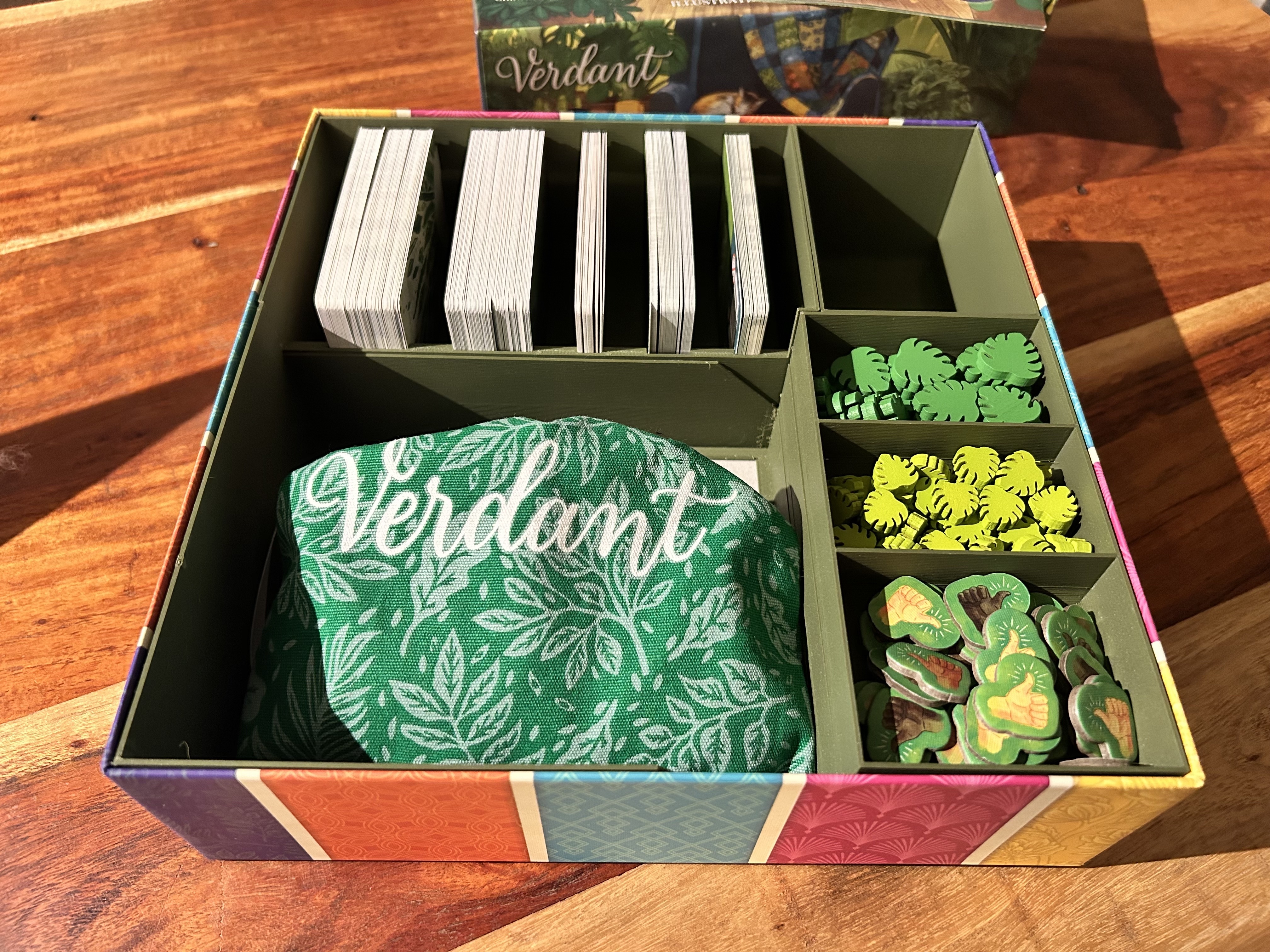 Verdant Board Game Insert