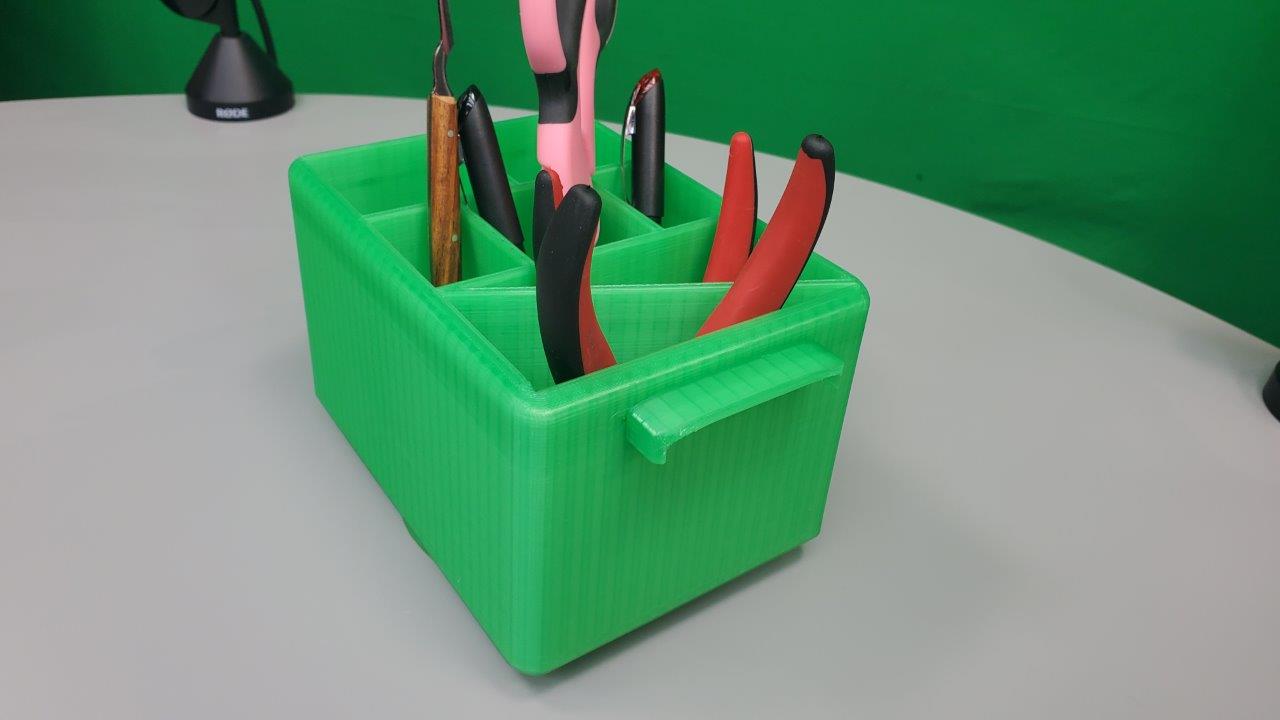 Hobby Tool Rotating Caddy by trexlertechie Download free STL model