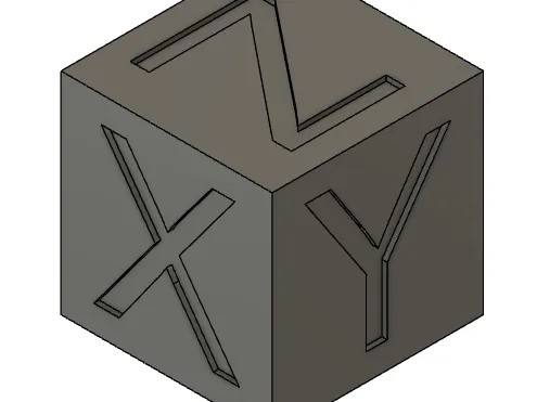 20x20x20 Calibration XYZ Cube