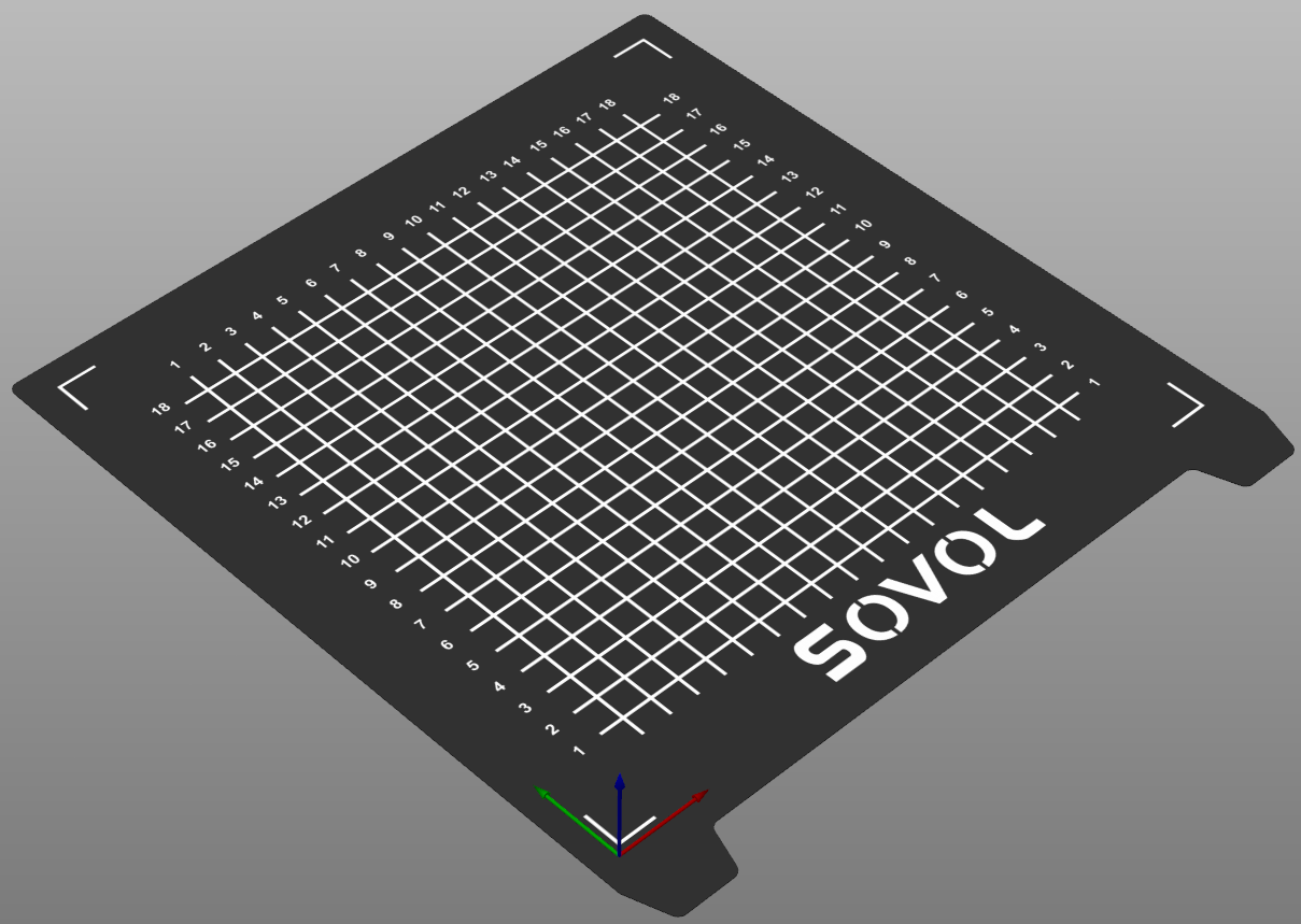Sovol SV06 Buildplate texture and model for PrusaSlicer/Superslicer