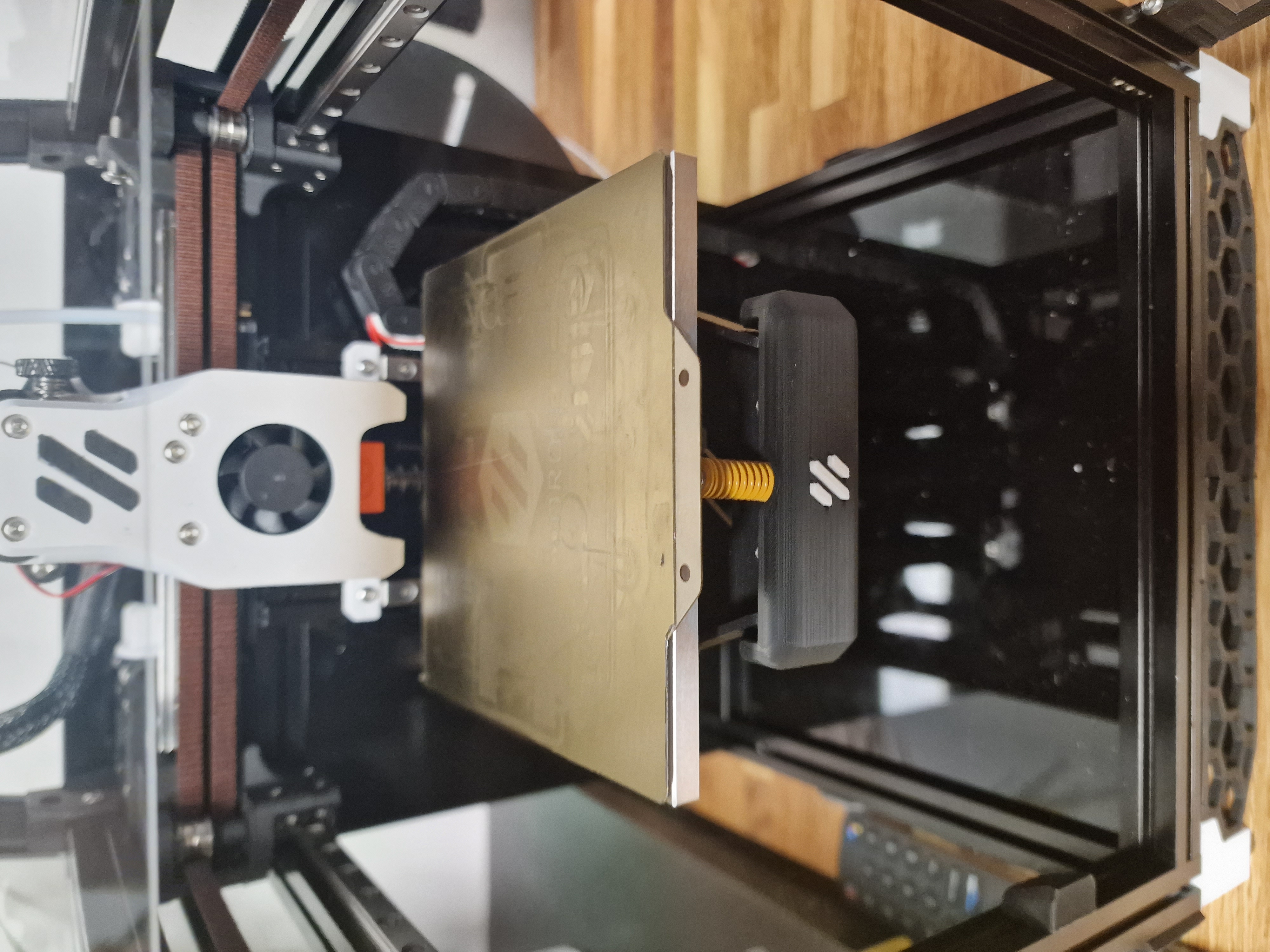 Voron 0 Kirigami Bed Front with Logo