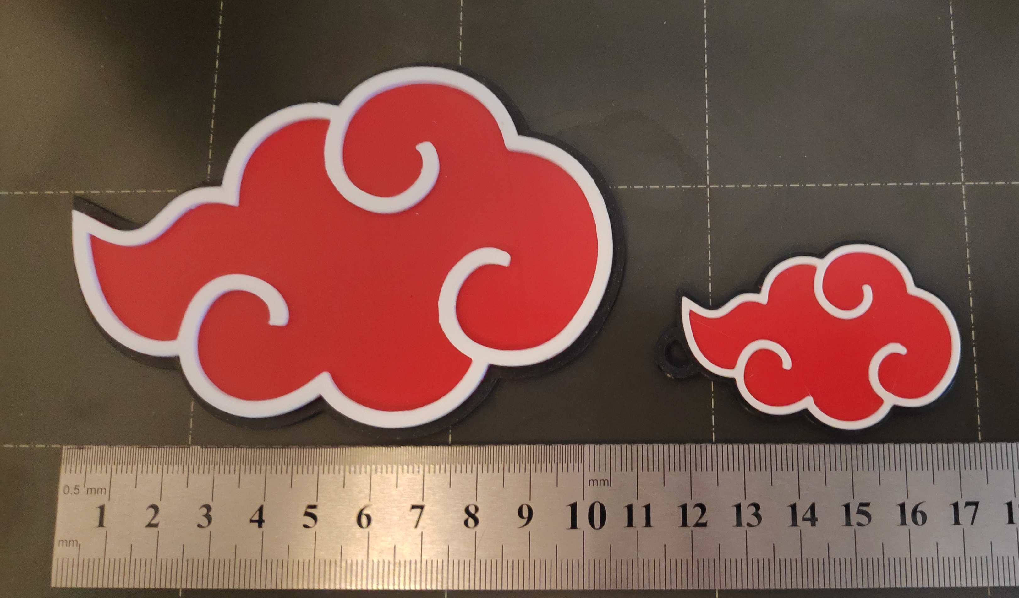 Logo & keychain of Akatsuki