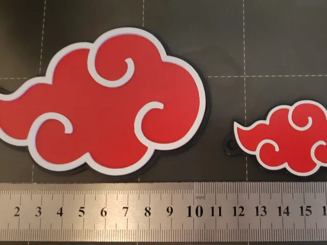Logo & keychain of Akatsuki