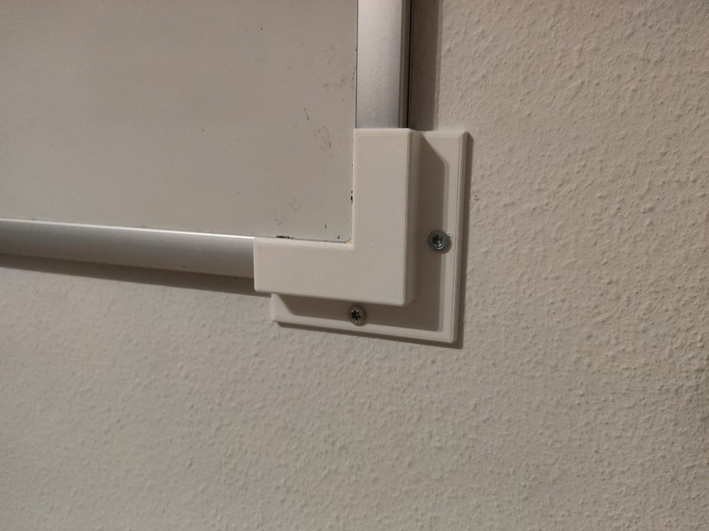 Whiteboard Wall Mount Piece by Pep Download free STL model