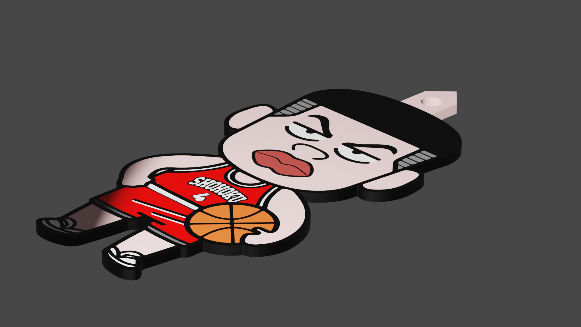 Miniatura 3 do modelo 3D SlamDunk Curved Simple Cup