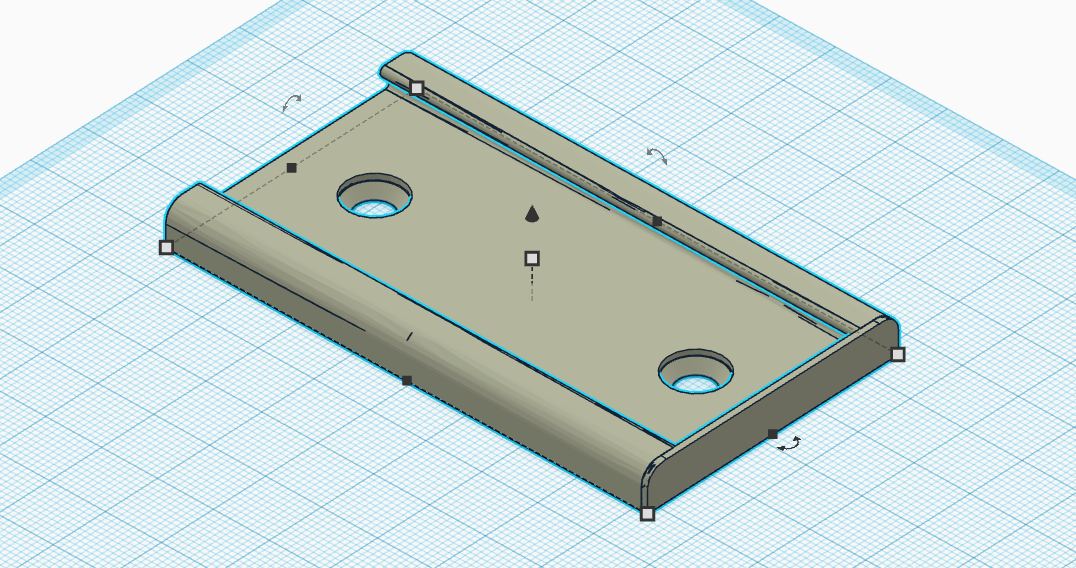 Wall mounter holder for parametric cable organizer (organiser) bins