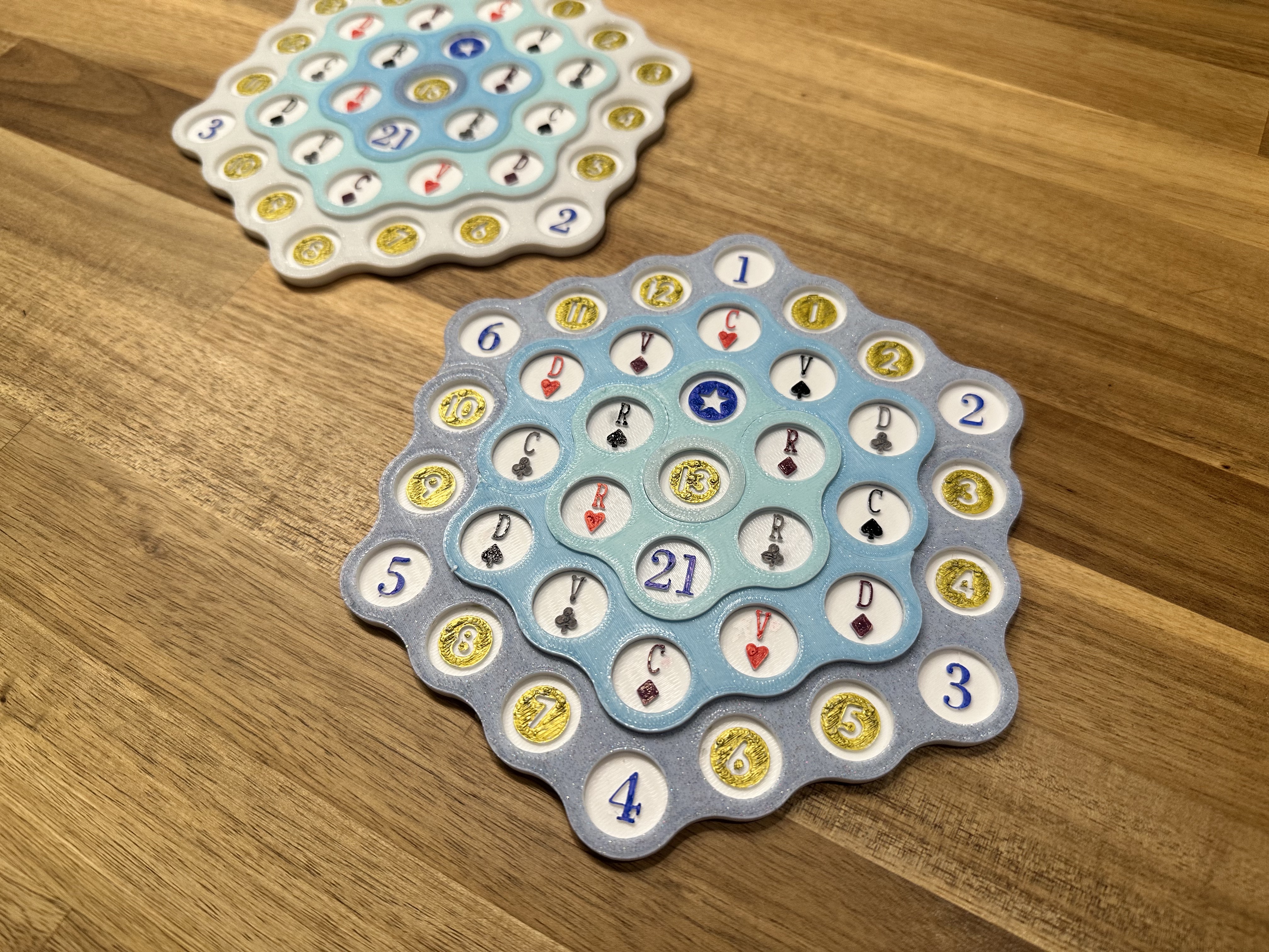 Le Plateau Trick-Taking Game Boards