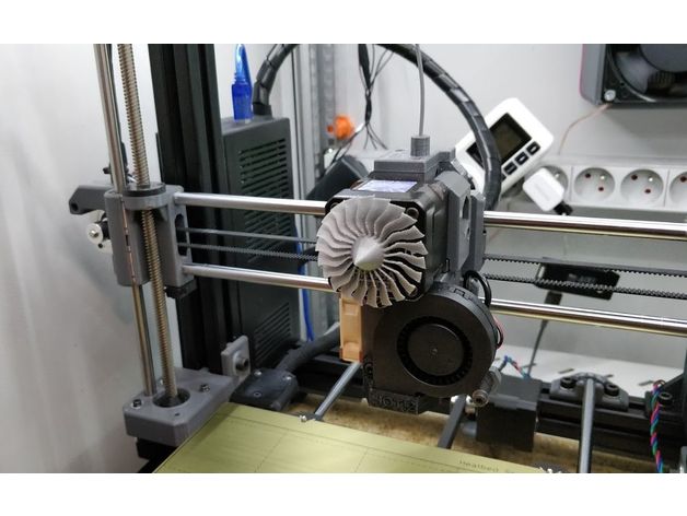 Miniatura 2 do modelo 3D Jet engine extruder indicator