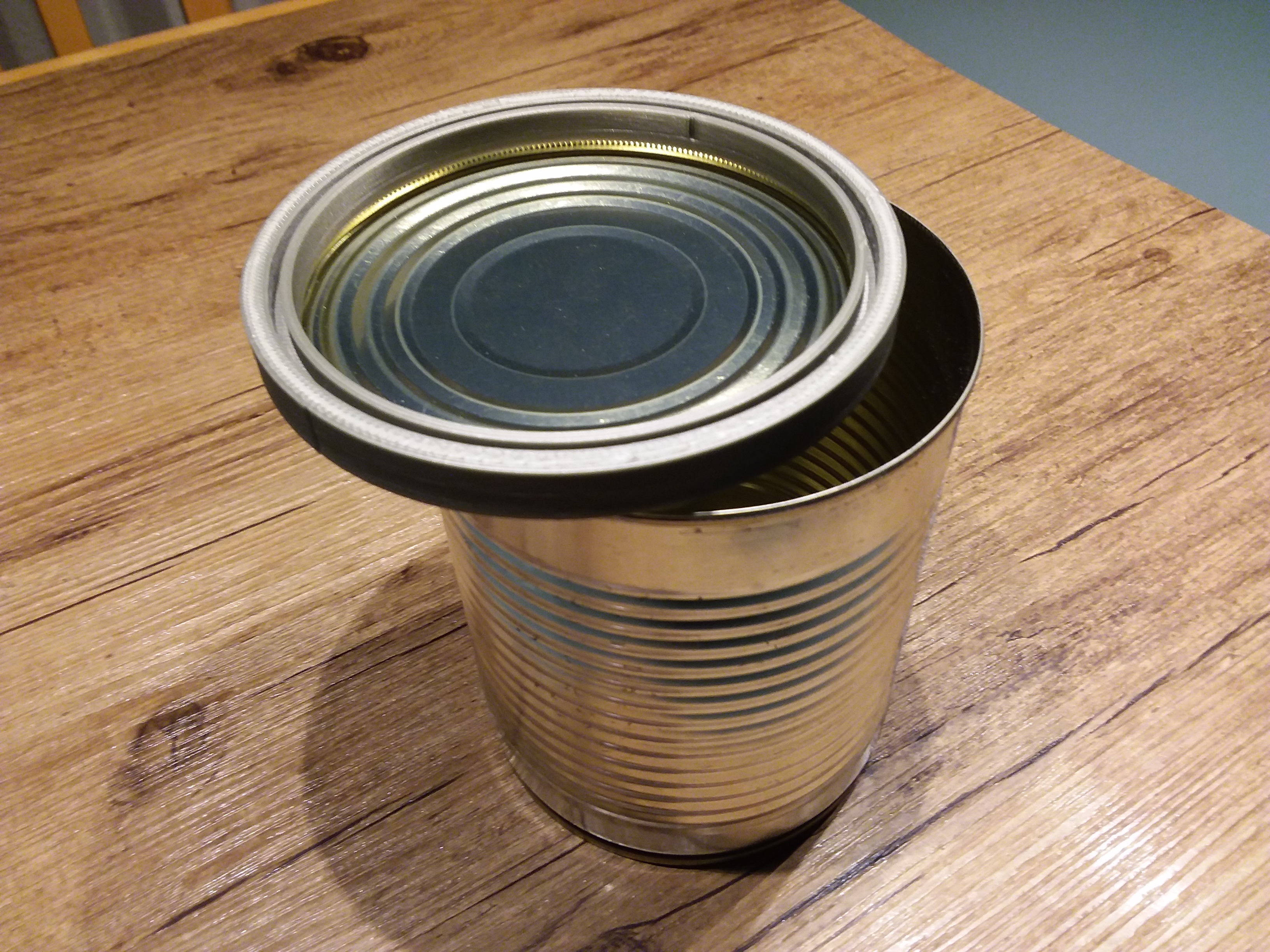 Upcycled metal can/ Upgecycelte Metalldose