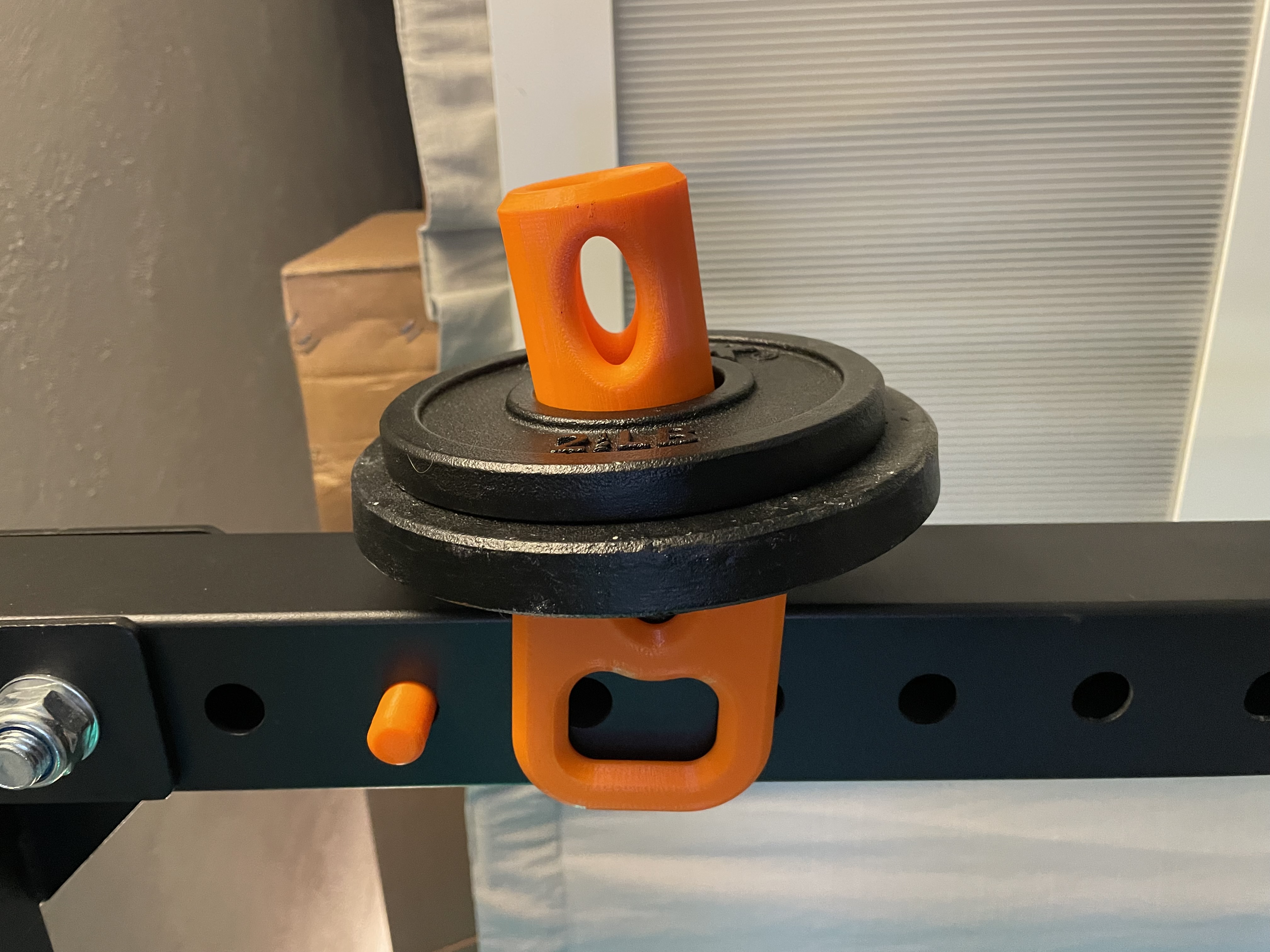Weight Holder - Power Rack Attachment