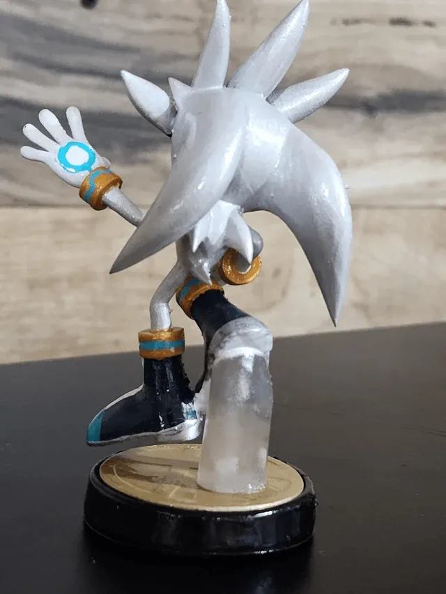 Team Sonic Figurine Set, SSBU Sonic, Tails, Knuckles, & Super Sonic amiibo  figures by NebulaNoob, Download free STL model