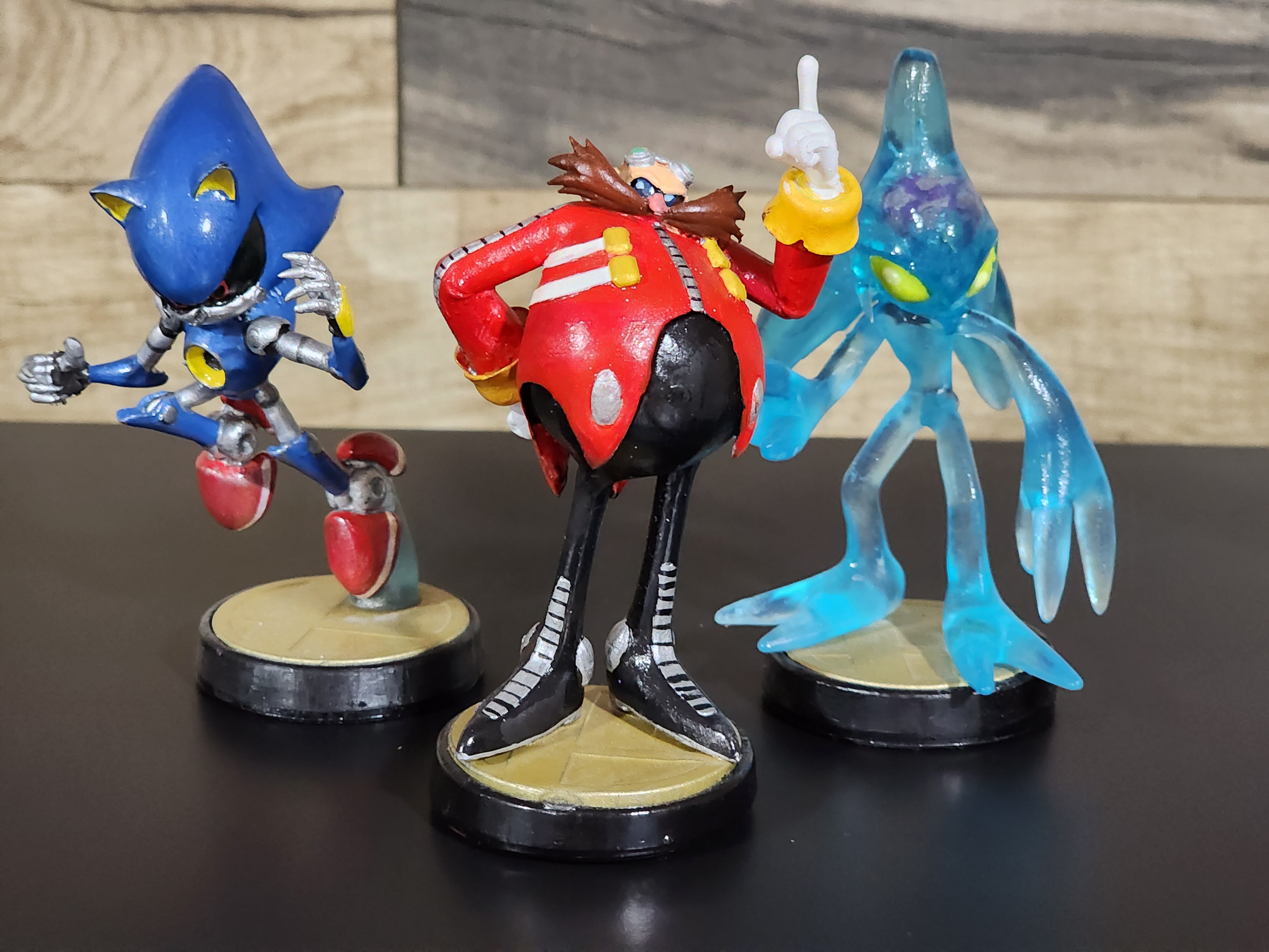 Team Eggman Figurine Set: Eggman, Metal Sonic, Infinite, E102-Gamma, Sage,  and Chaos Amiibo Figure's by NebulaNoob, Download free STL model