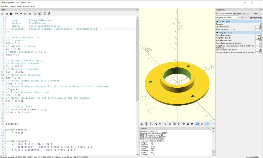 Flange Maker