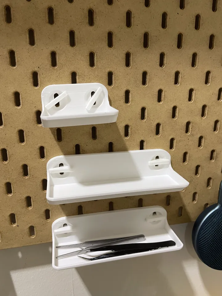 IKEA SKADIS - Small trays utilizing T-clip system by xong