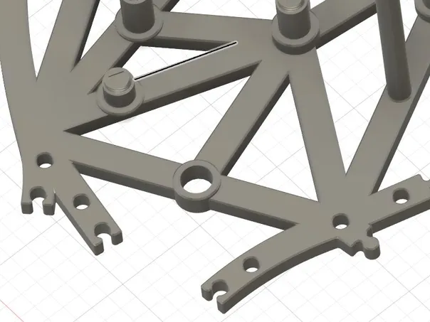 Stiffer reel axis