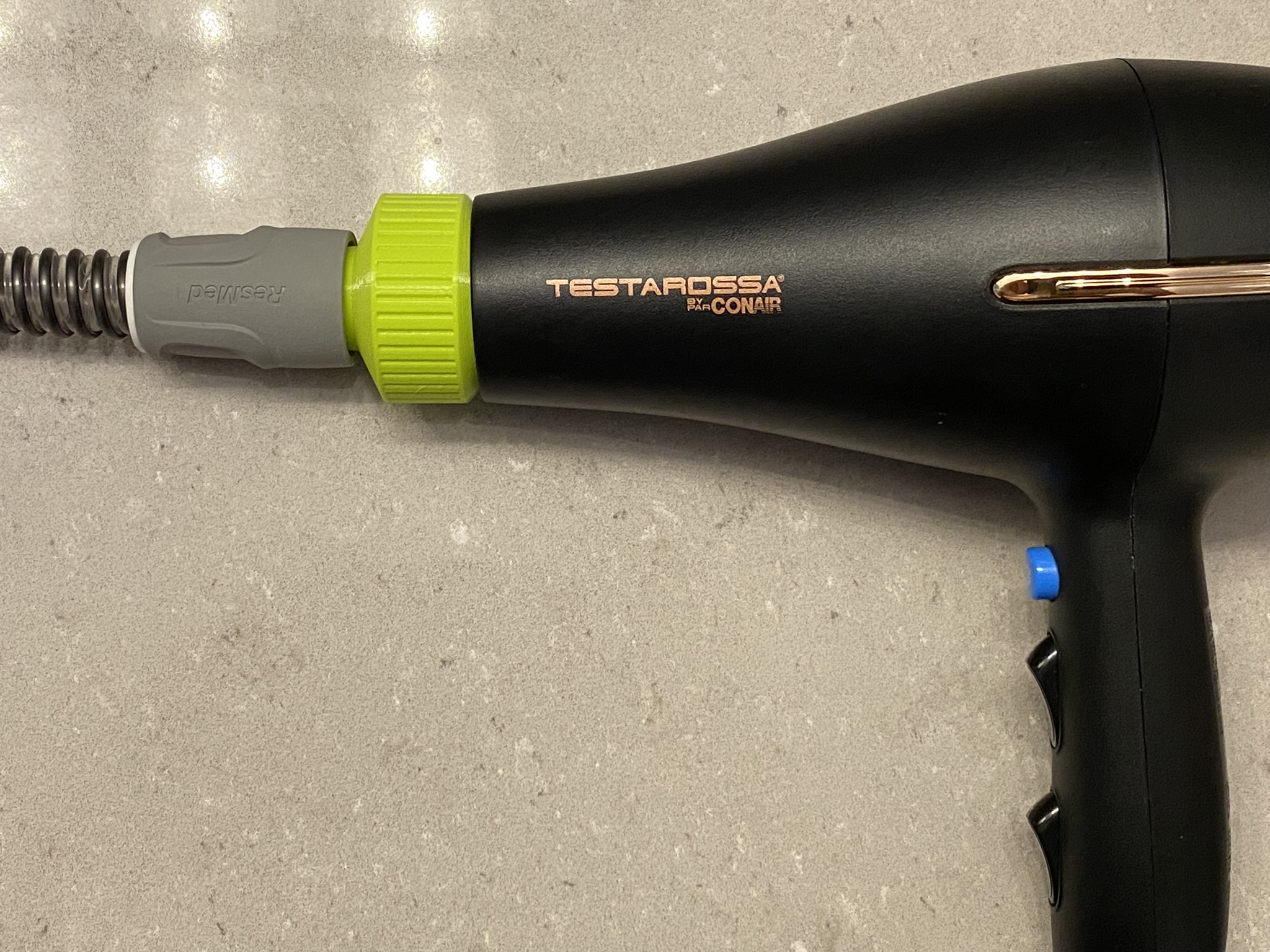 CPAP Standard 22mm Tube to Hair Dryer Adapter by Adam Download free