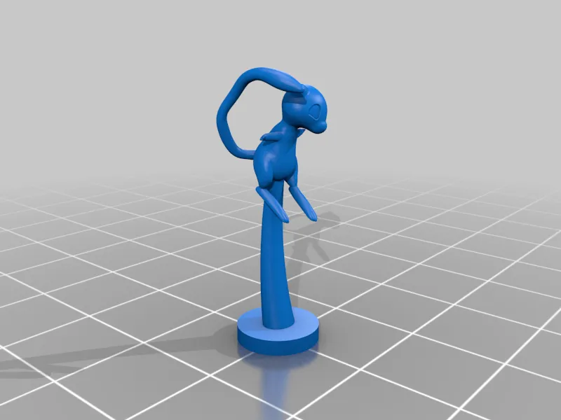 MEW AND MEWTWO POKEMON 3D model 3D printable