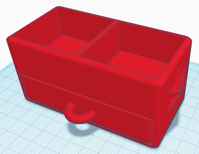 Small Storage Box With Drawer