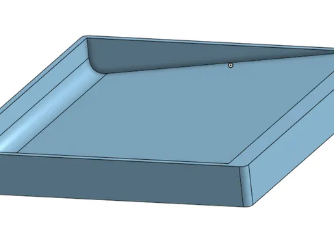 Simple Angled Catch All Tray