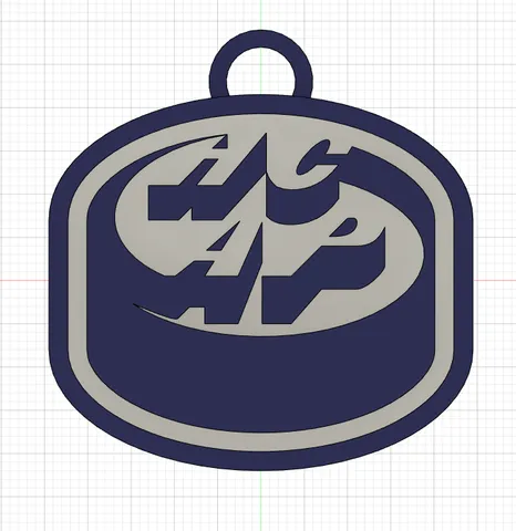 HCAP swiss hockey keychain Ambri-Piotta