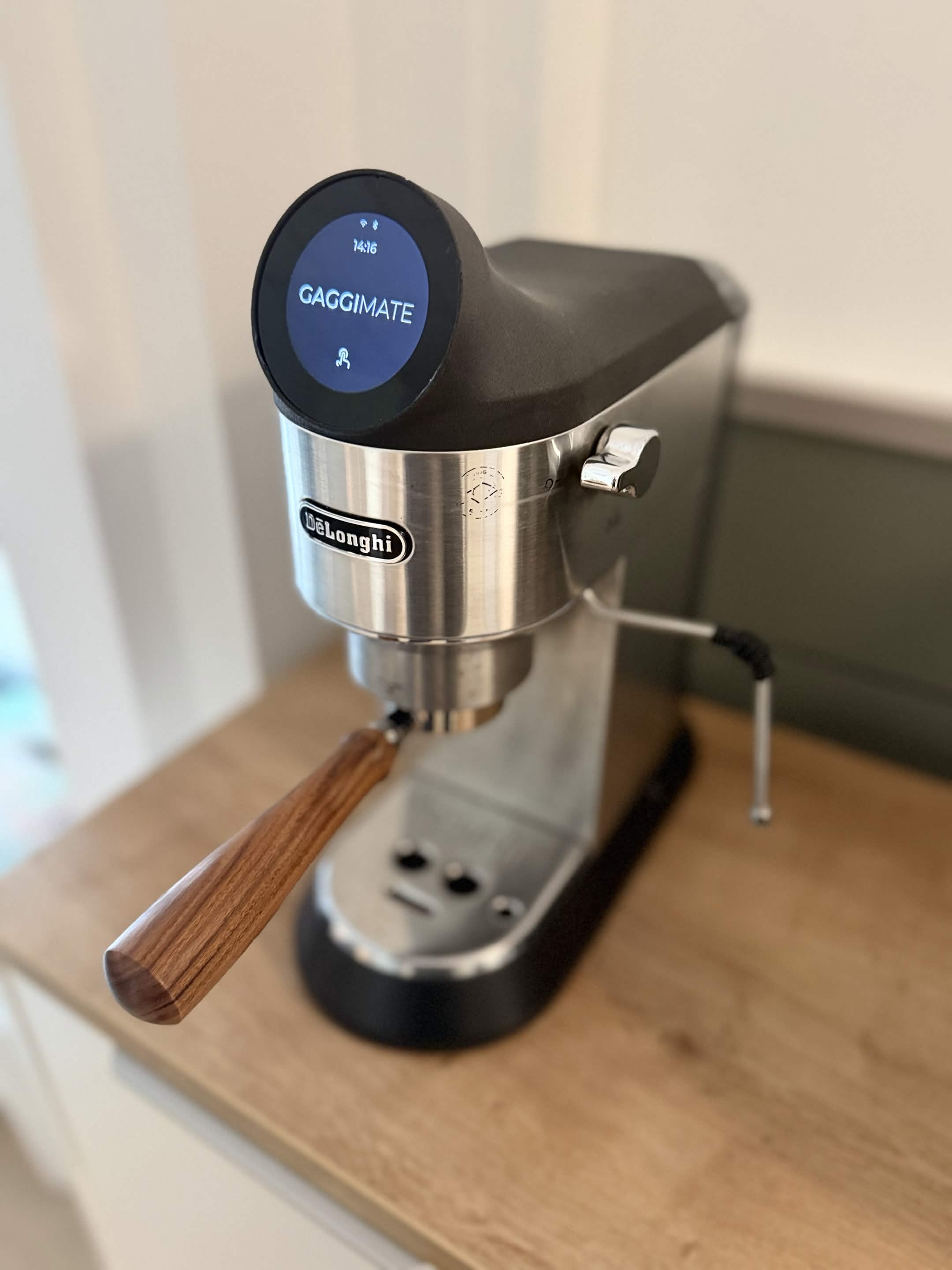 Delonghi Dedica top for Gaggimate