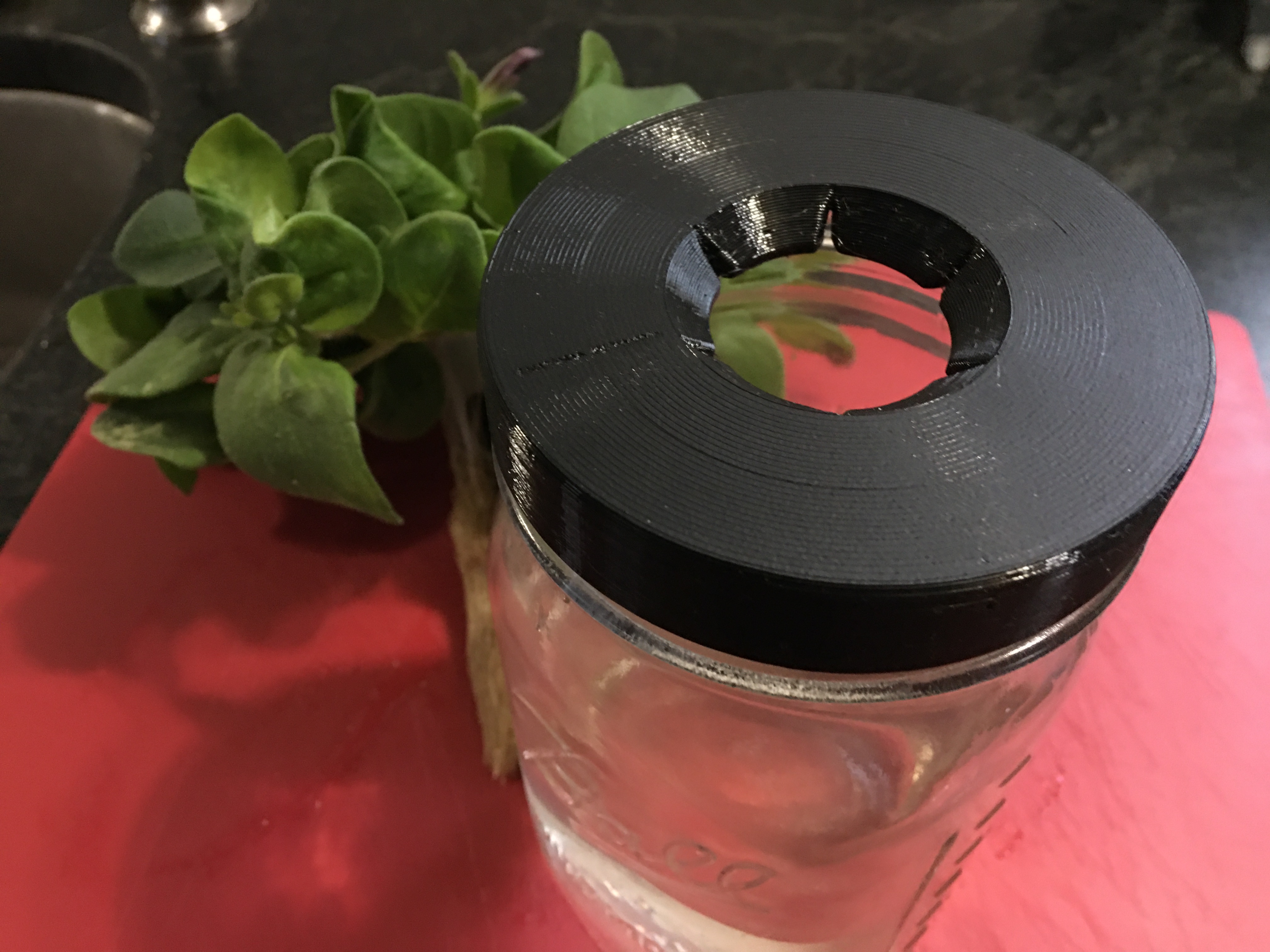 All-In-One Wide Mouth Mason Jar Adapter For Aerogarden Pods