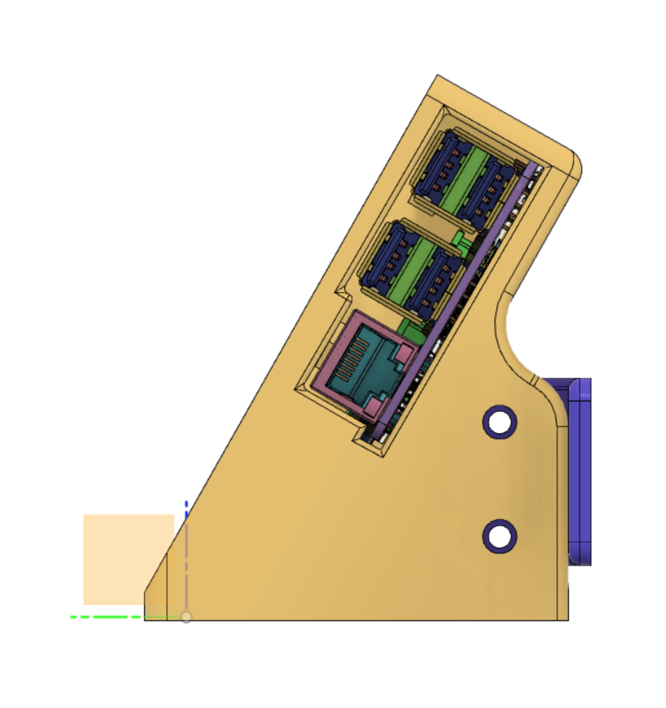 Raspberry PI 3B case with 3.5" touch screen v17 by michelluccote ...