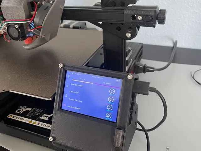 Raspberry PI 3B case with 3.5" touch screen v17