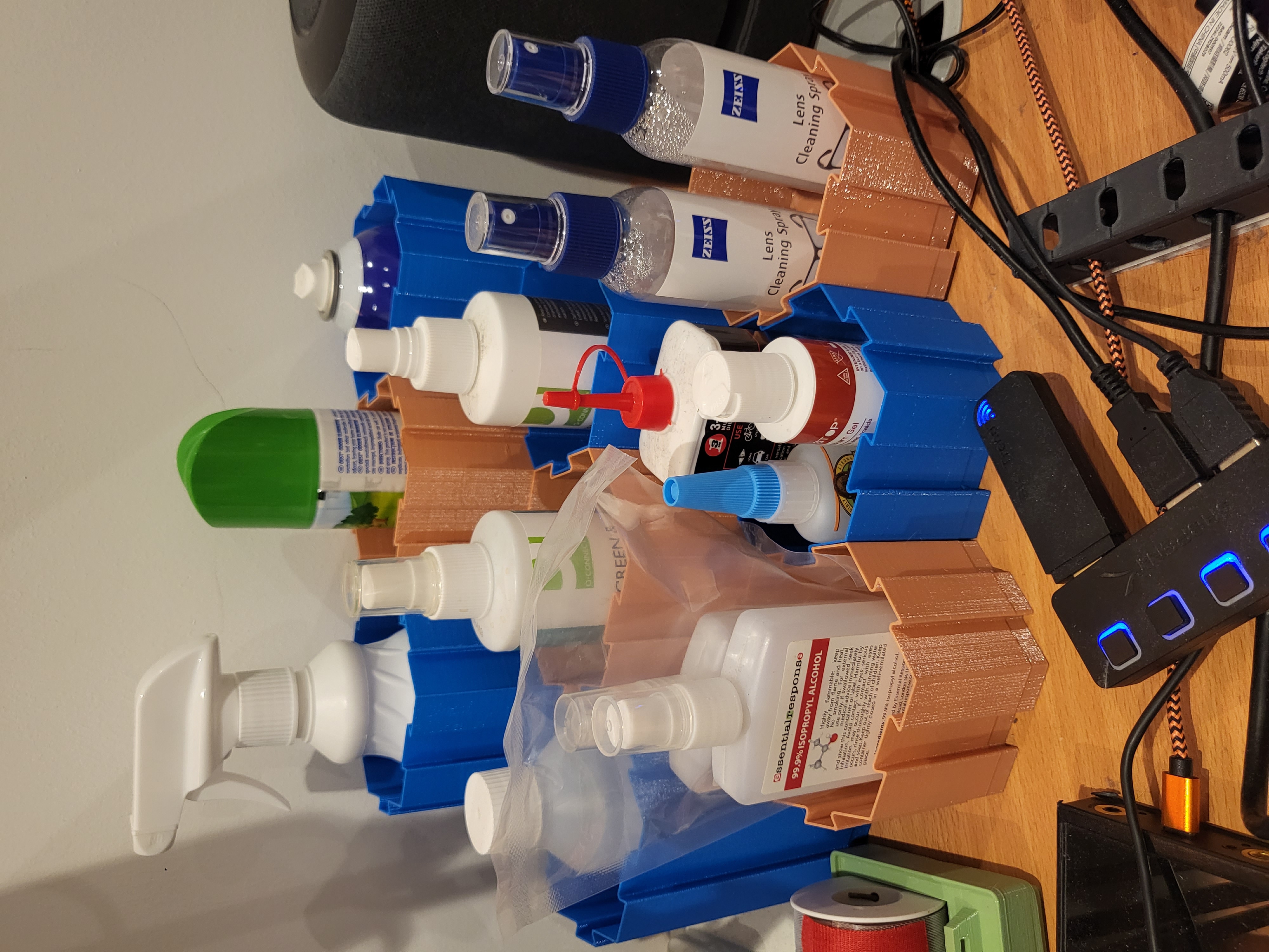 Modular honeycomb desk organiser remix