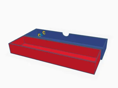 caja para tenedor y cuchillo