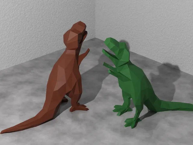 Low Poly Dinosaur (T-rex) (Holder / Decoration)