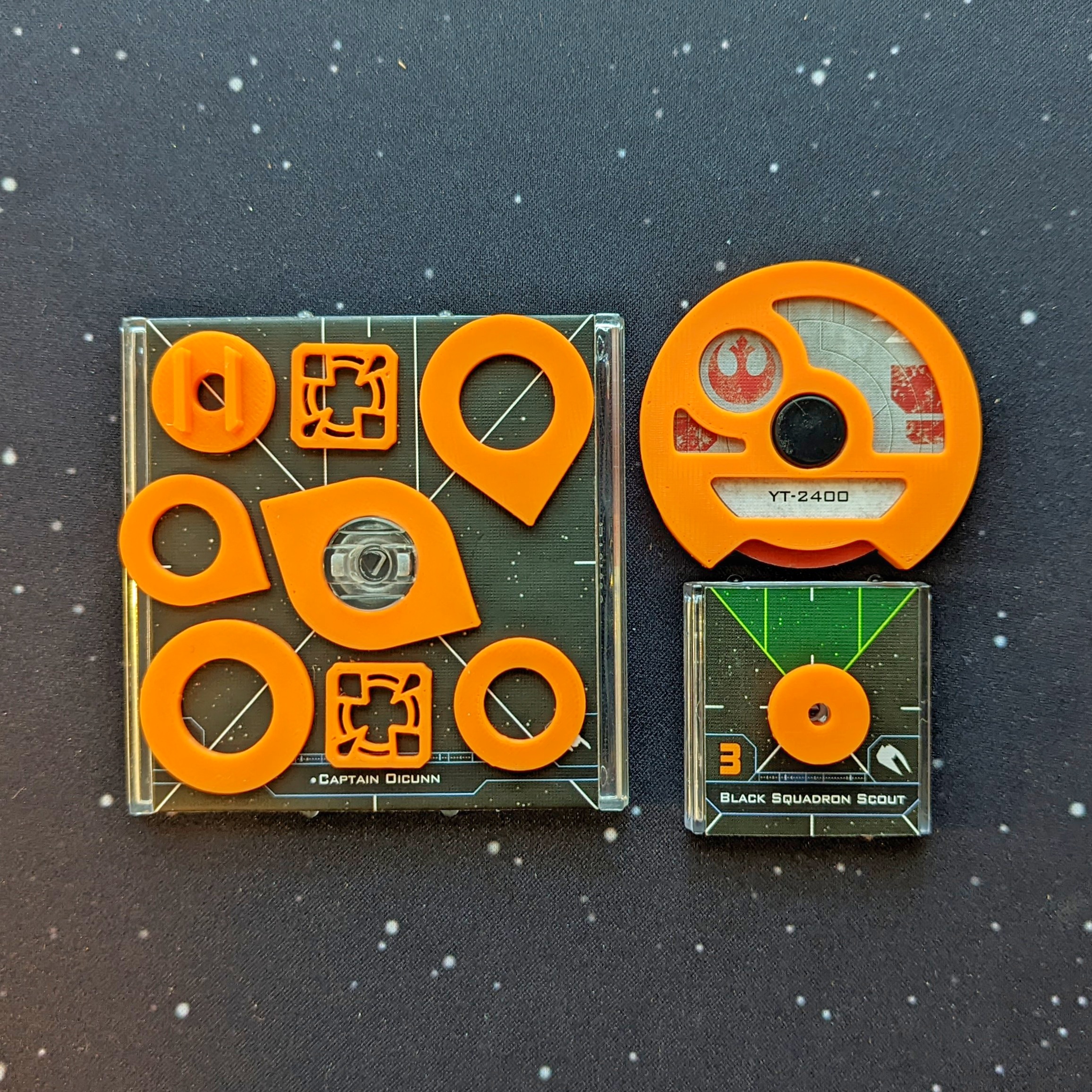 Single Color Ship Identification Kits for X-Wing: The Miniatures Game
