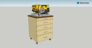 Planer Cabinet Stand