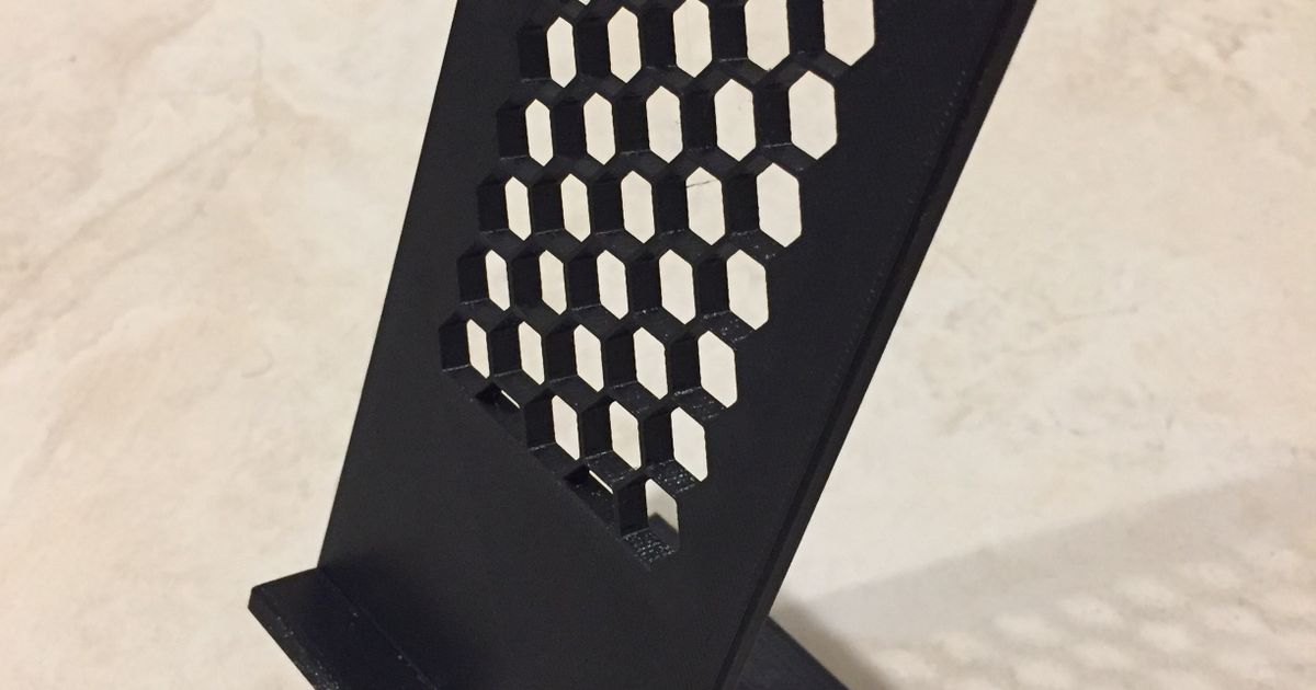 Desktop cell phone holder by Flying printer Download free STL model