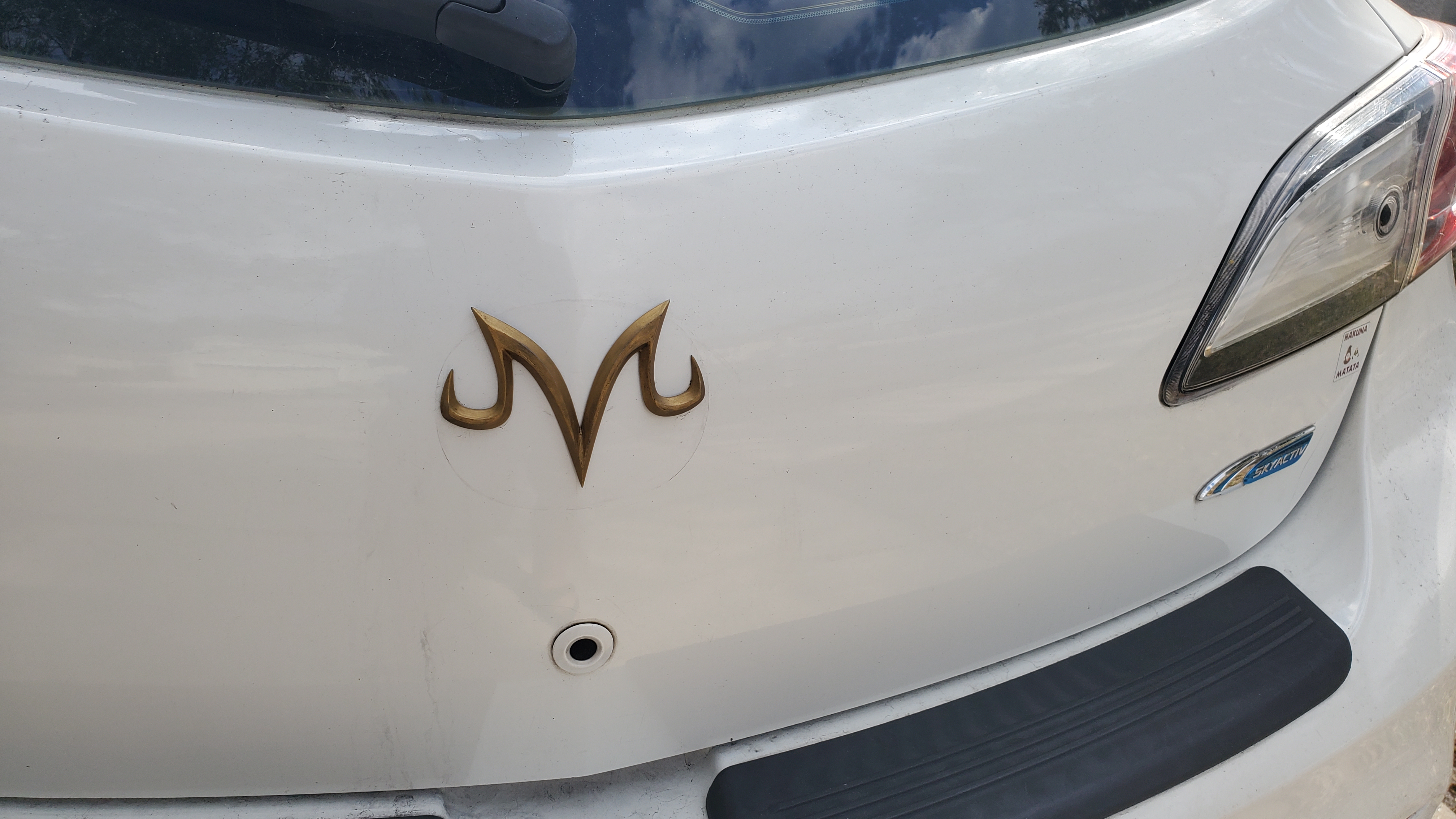 Majin Emblem for Mazda 3 gen2 rear