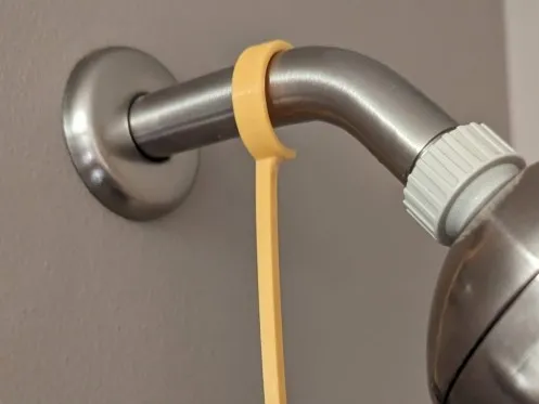 Shower loofah hook