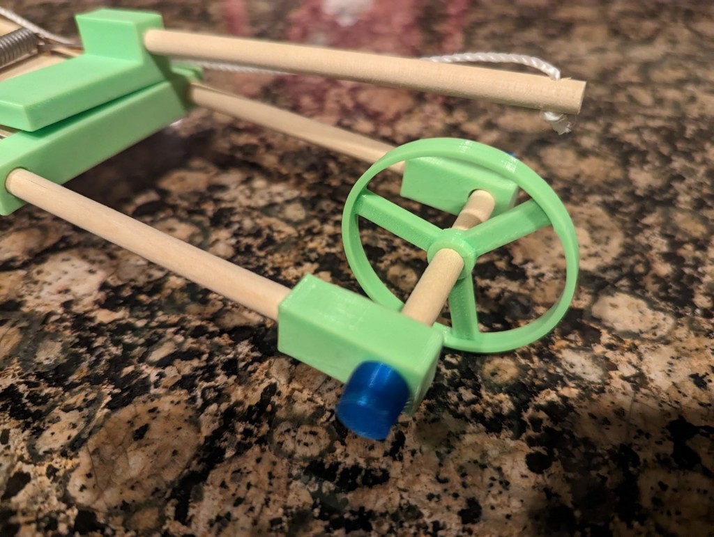 Miniatura 2 do modelo 3D Mouse trap car