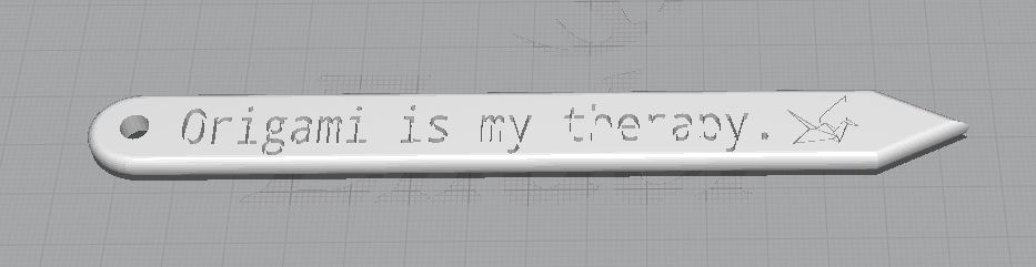 Miniatura 2 do modelo 3D Origami Bone Folder - Remix
