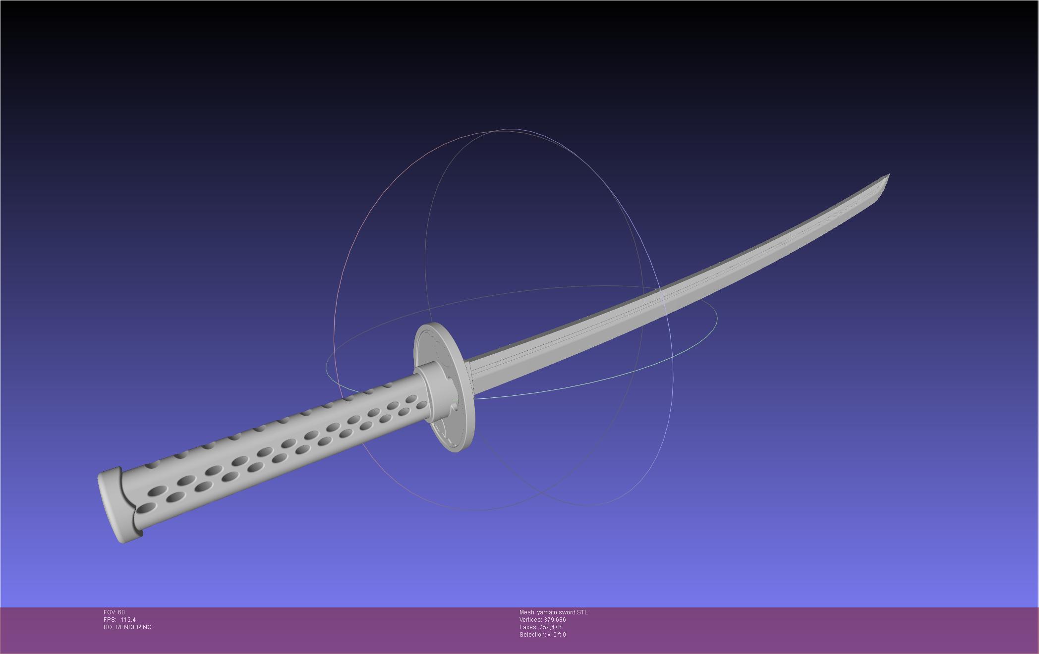Devil May Cry 3 Yamato Sword and Sheath
