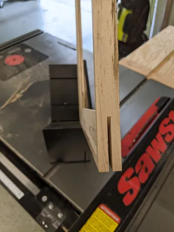 Table Saw Spline Jig