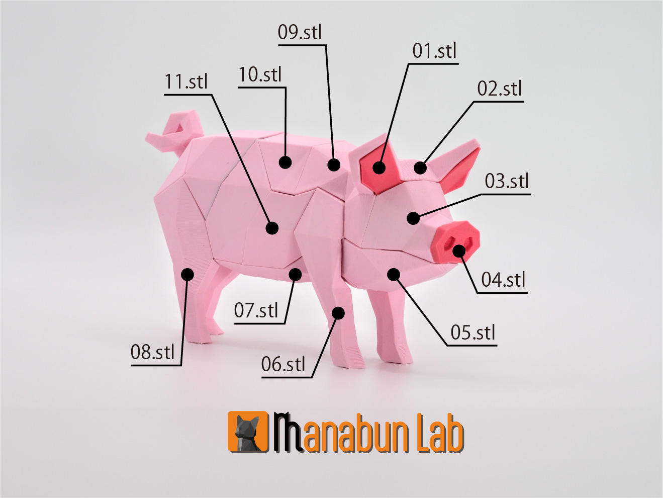 Low Poly Pig Puzzle — miniatura 5