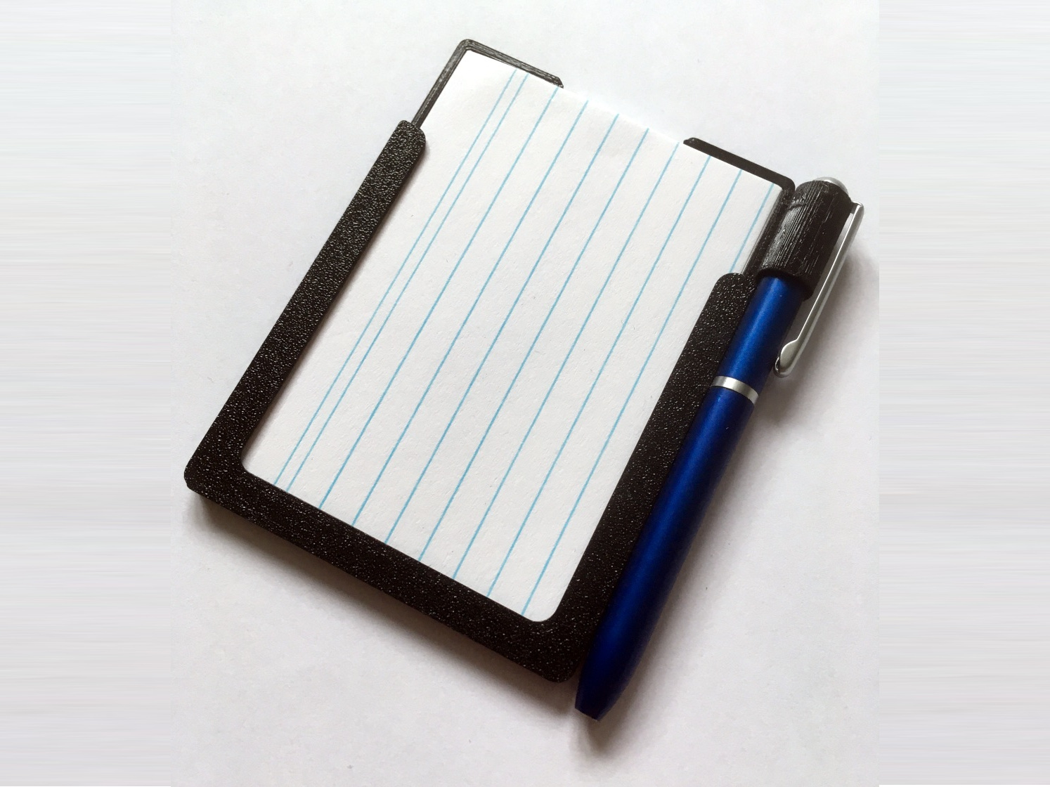 Index card holder for DIN A8