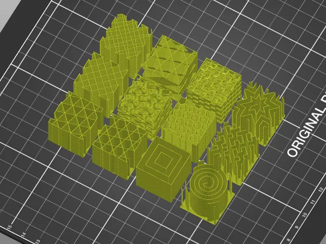 Infill Swatches / Display / Samples / Test