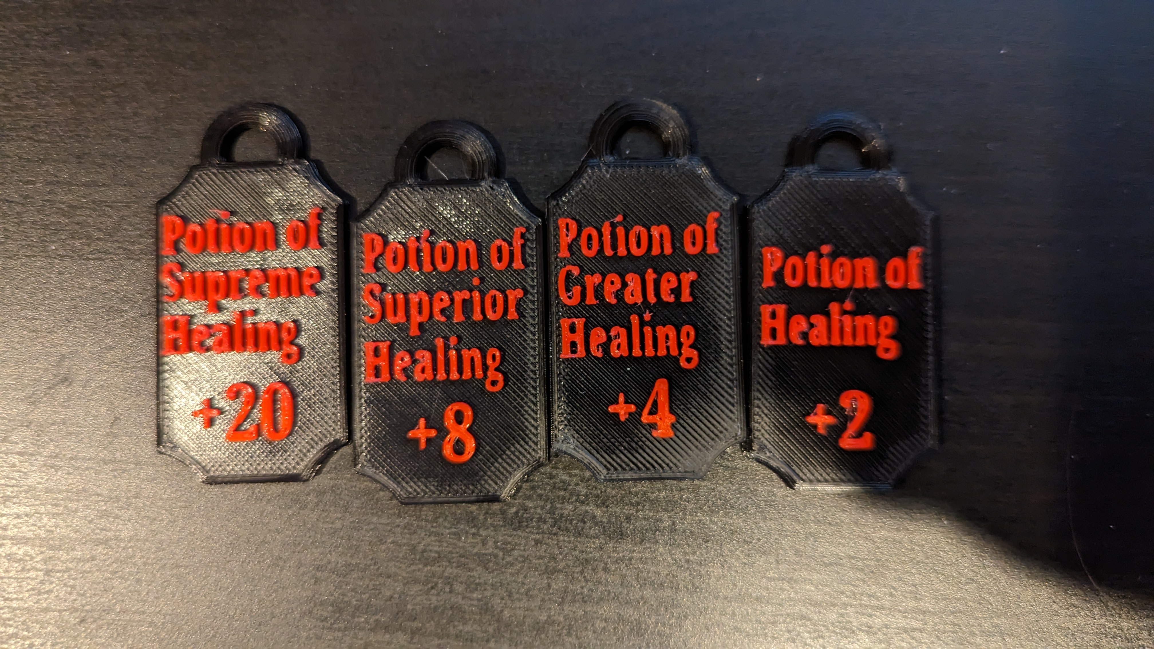 Healing Potion Tags
