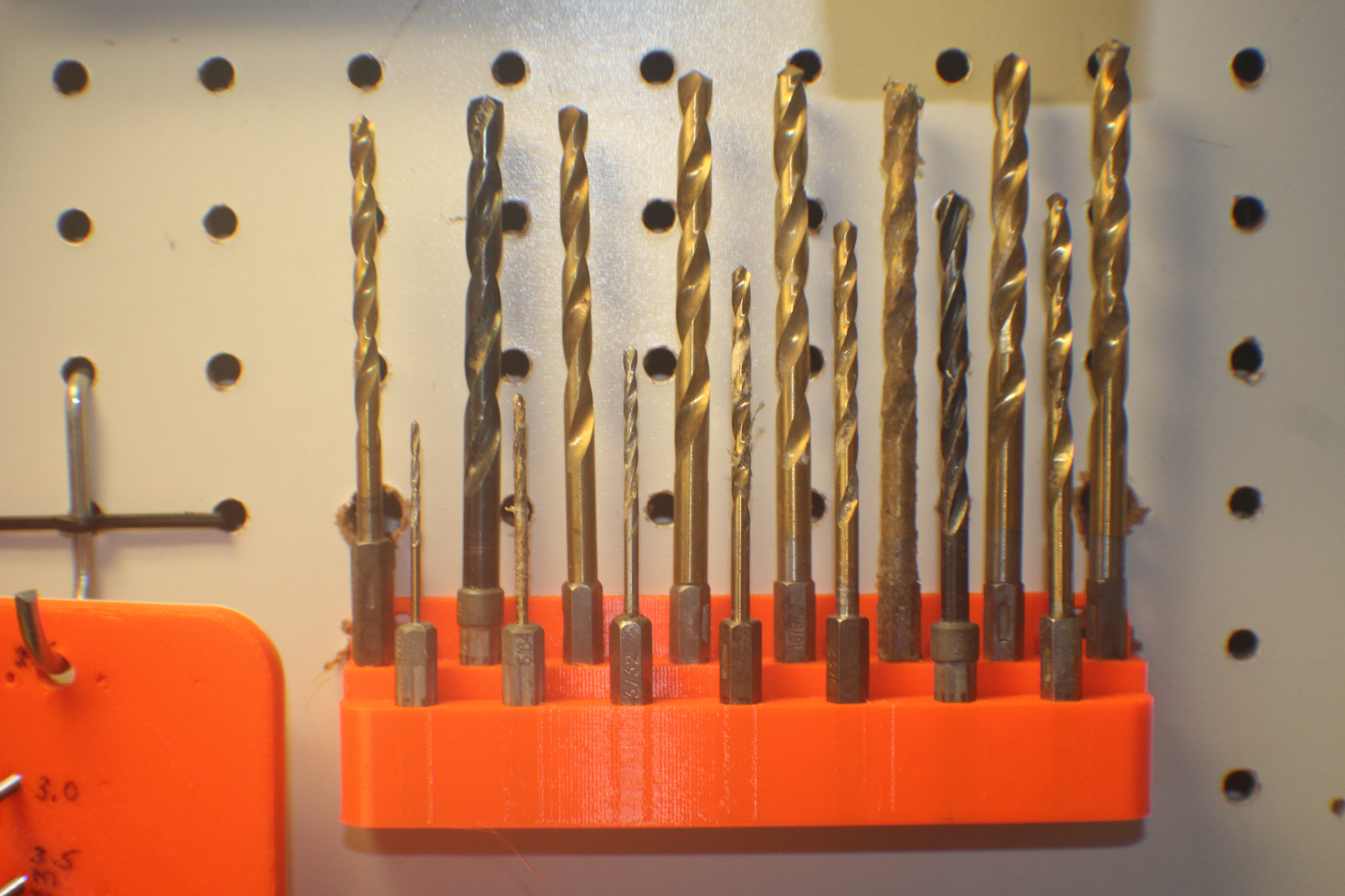 Power Drill bits organizer