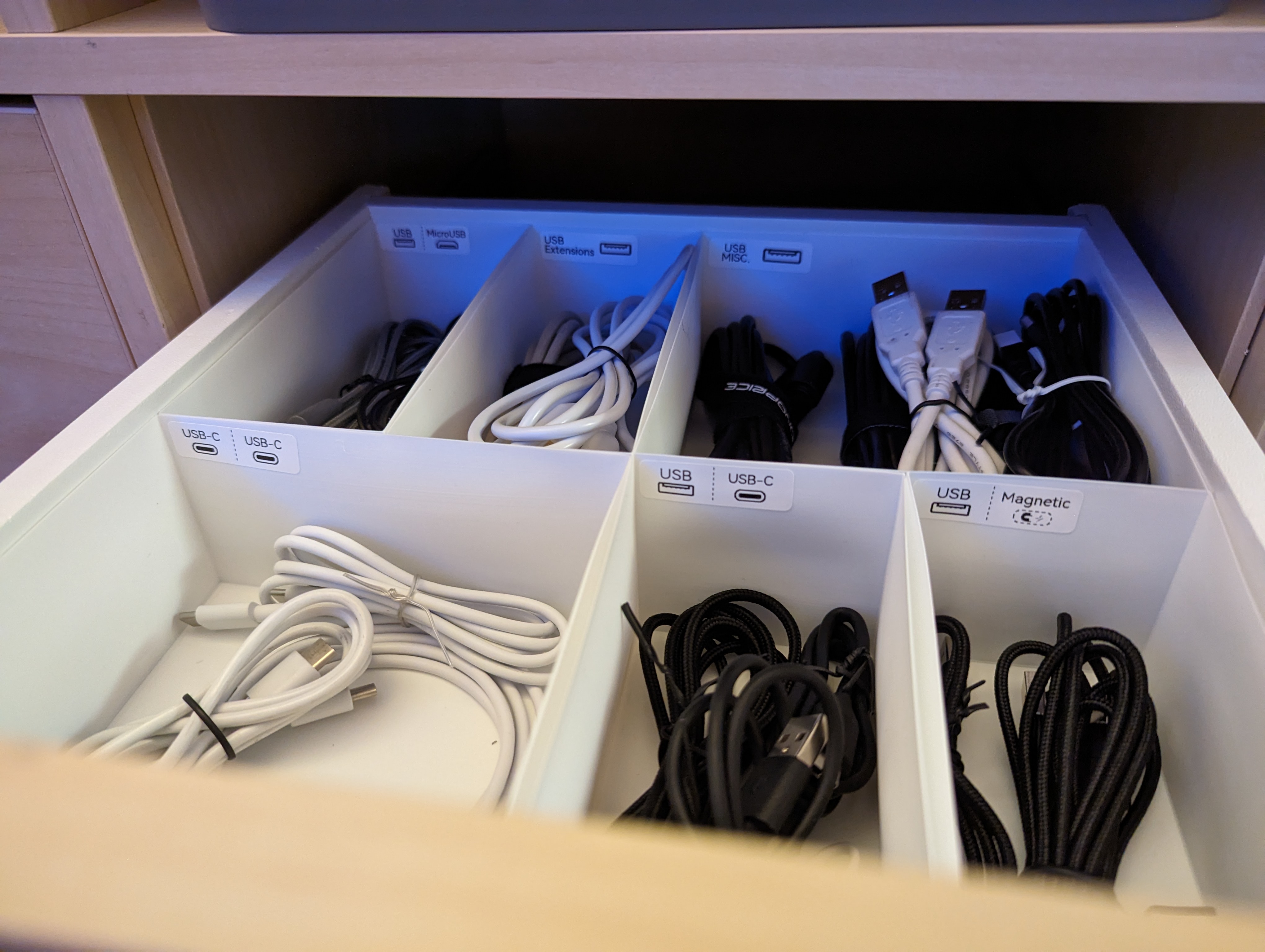 Ikea Kallax Drawer Insert 1 Double Slot by Steve Download free STL