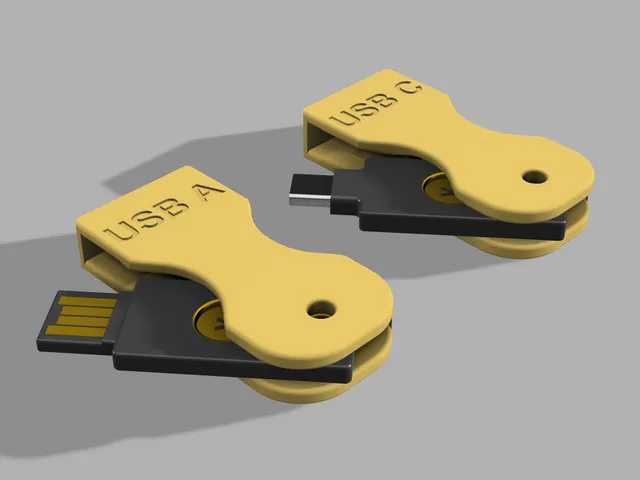 Yubico YubiKey 5 Series Case Cover for USBA and USBC